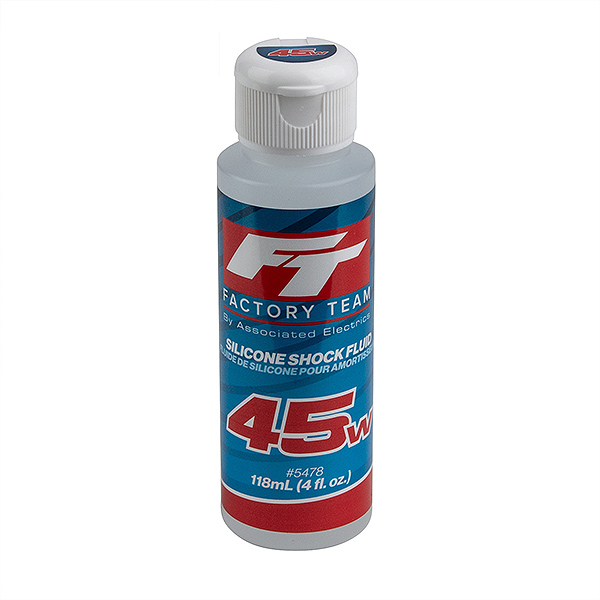 (image for) TEAM ASSOCIATED FT SILICONE SHOCK 45WT (575CST) 4OZ/118ML