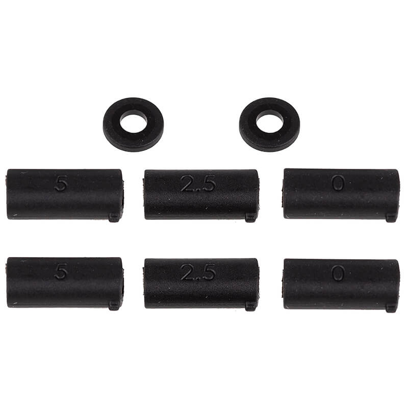 (image for) RC10B7 CASTER INSERTS AND SHIMS