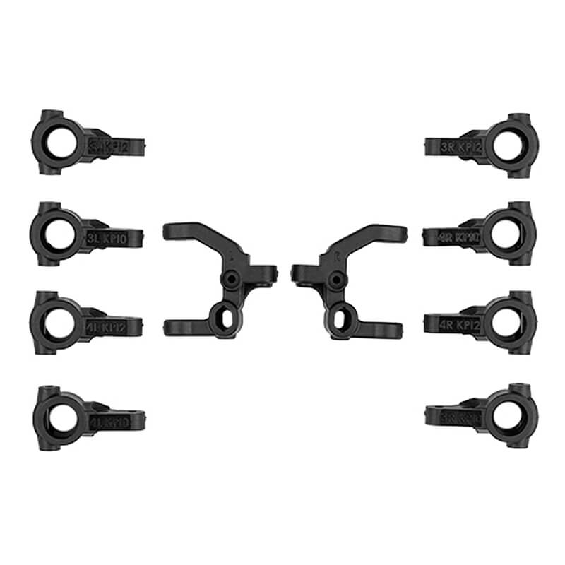 (image for) TEAM ASSOCIATED RC10B7.1 CASTER / STEERING BLOCK SET