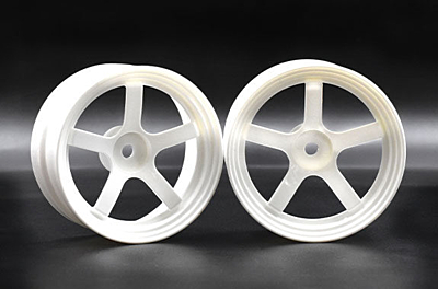(image for) Reve D Competition Drift Wheel "DP5" White (Offset 6mm, 2pcs)