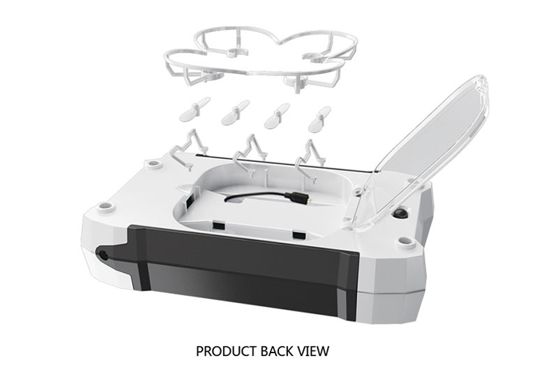 FUQI TOYS FQ777 MICRO POCKET QUADCOPTER DRONE - BLACK