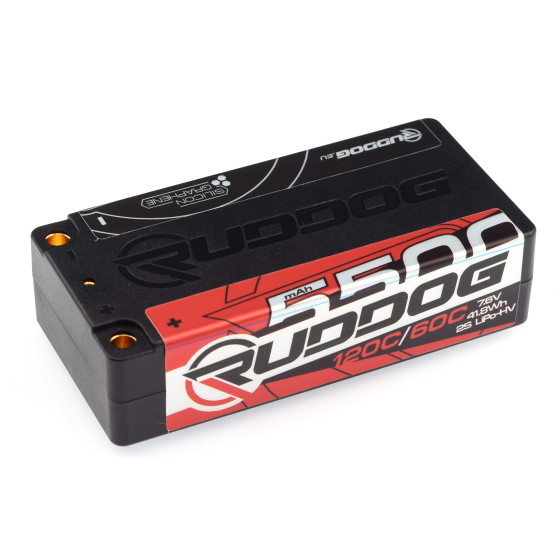 (image for) RUDDOG 5500mAh 120C/60C 7.6V Stick Pack LiPo-HV Battery