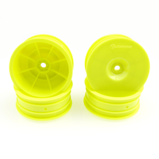 (image for) RUDDOG B7 | XB2 | LD3 - 2wd Front Wheels 2.2" (Yellow | 4pcs)